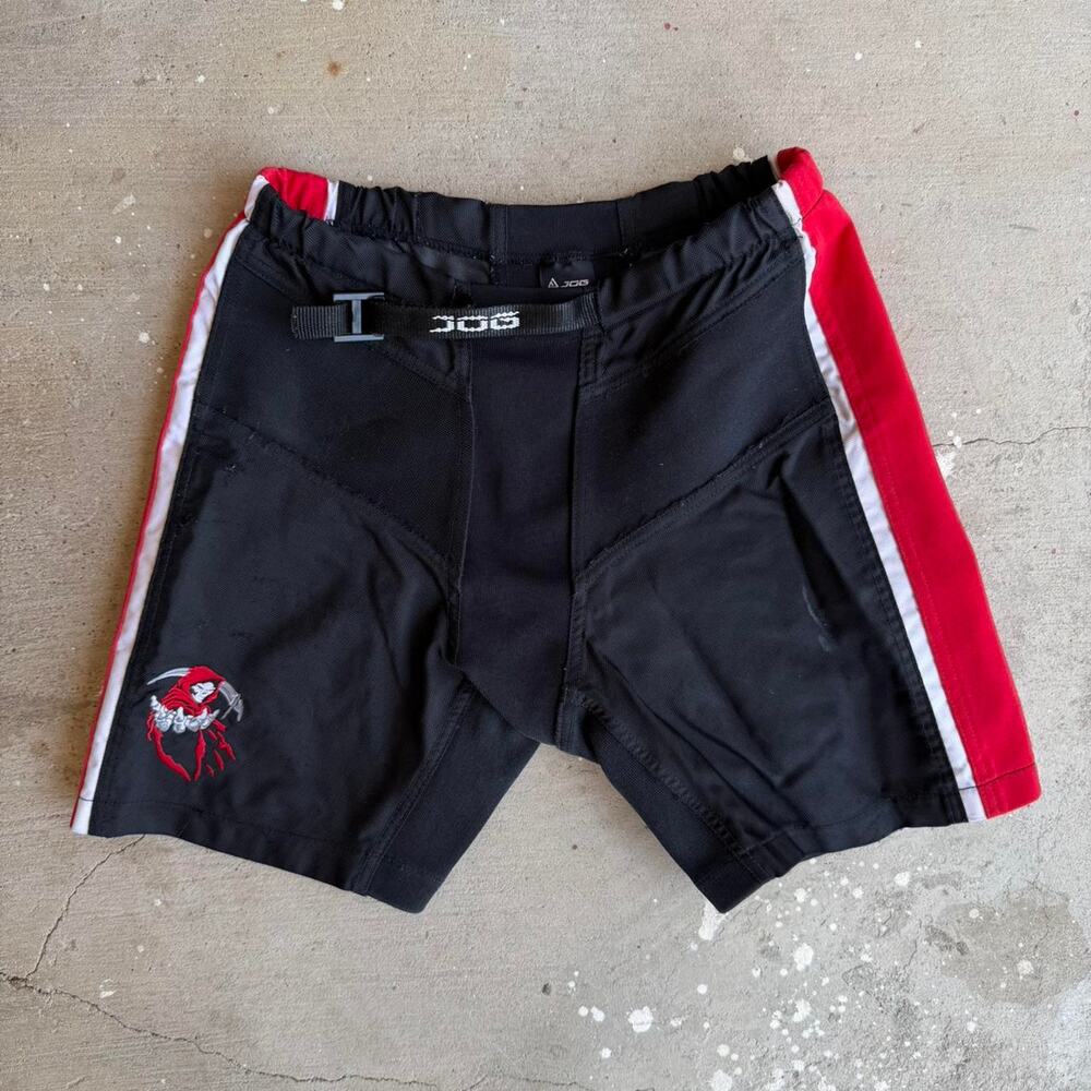 Jog black red shorts